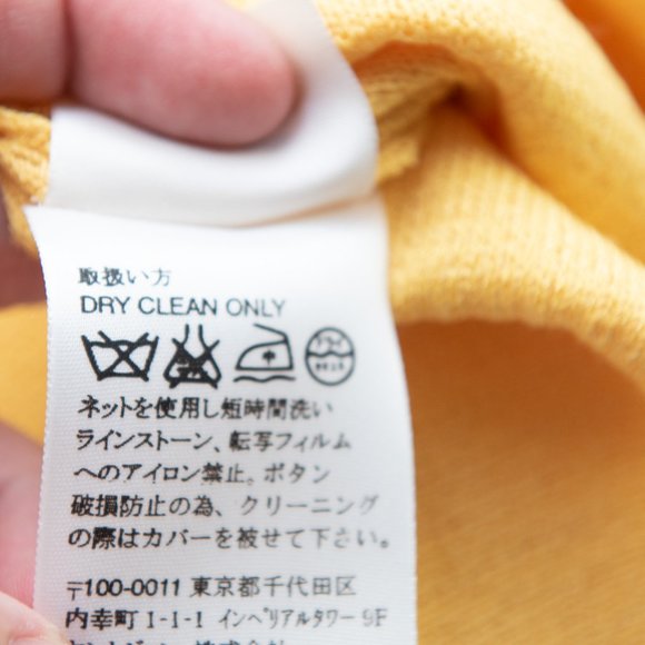 Vintage St. John Marie Gray Sweater Santana Knit Mock Neck Yellow Size Small - Picture 5 of 7